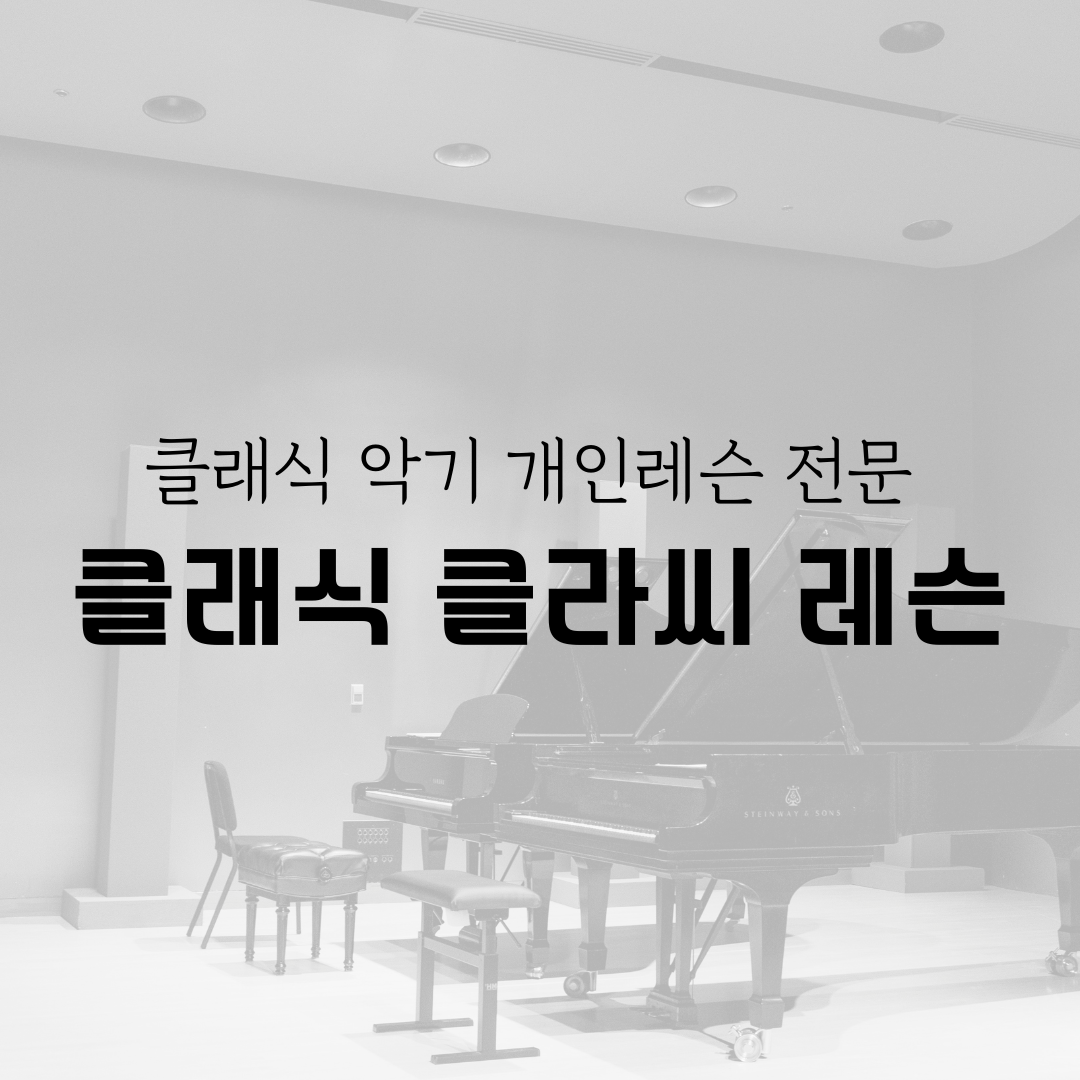 클래식 클라씨 레슨